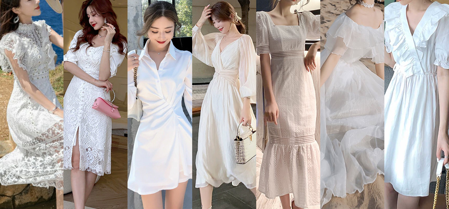 【厳選】春夏に着たい大人女子の「ホワイトカラーワンピース」7選