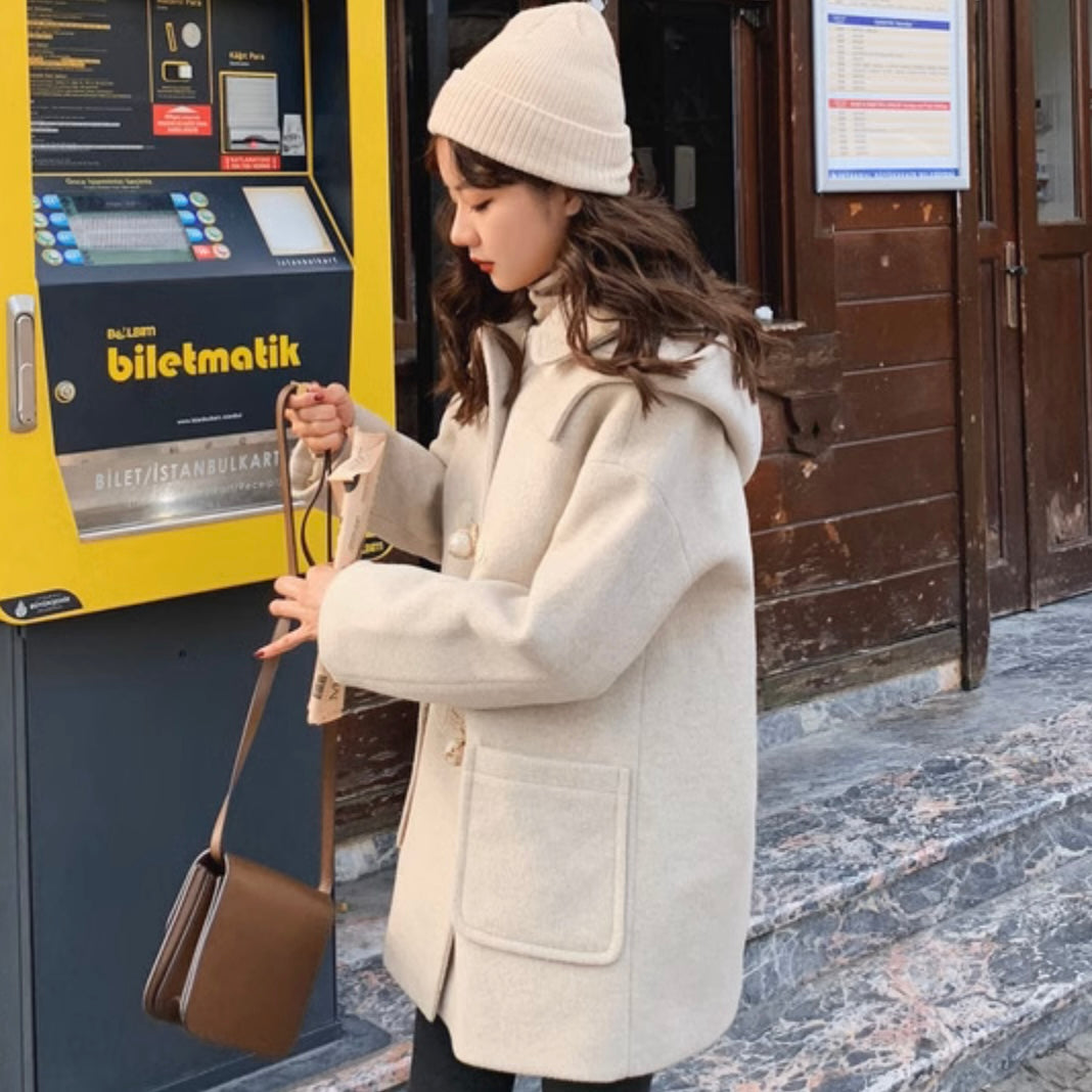 2wayミドル丈ダッフルコート