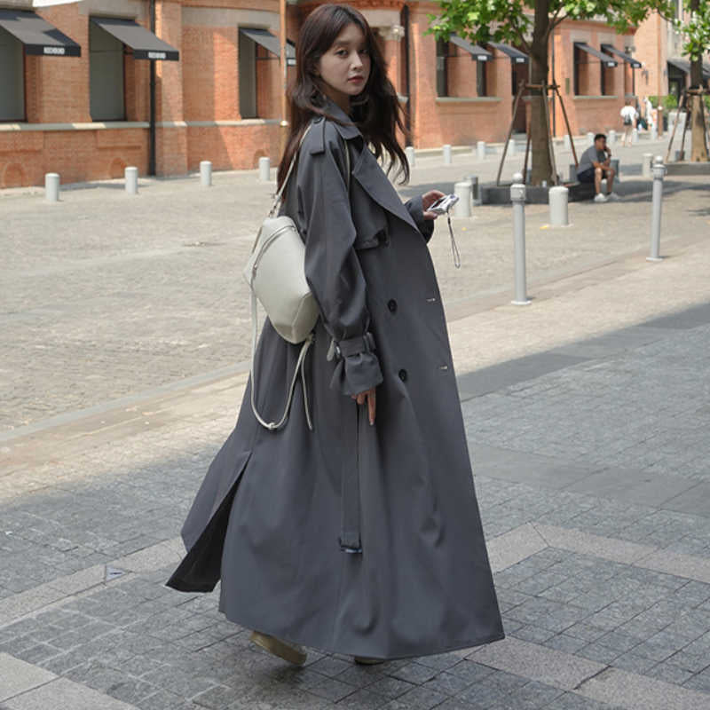 バックスリットマキシトレンチコート(2colors)