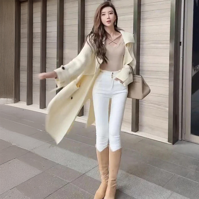 ニットガウンマキシトレンチコート(7colors)