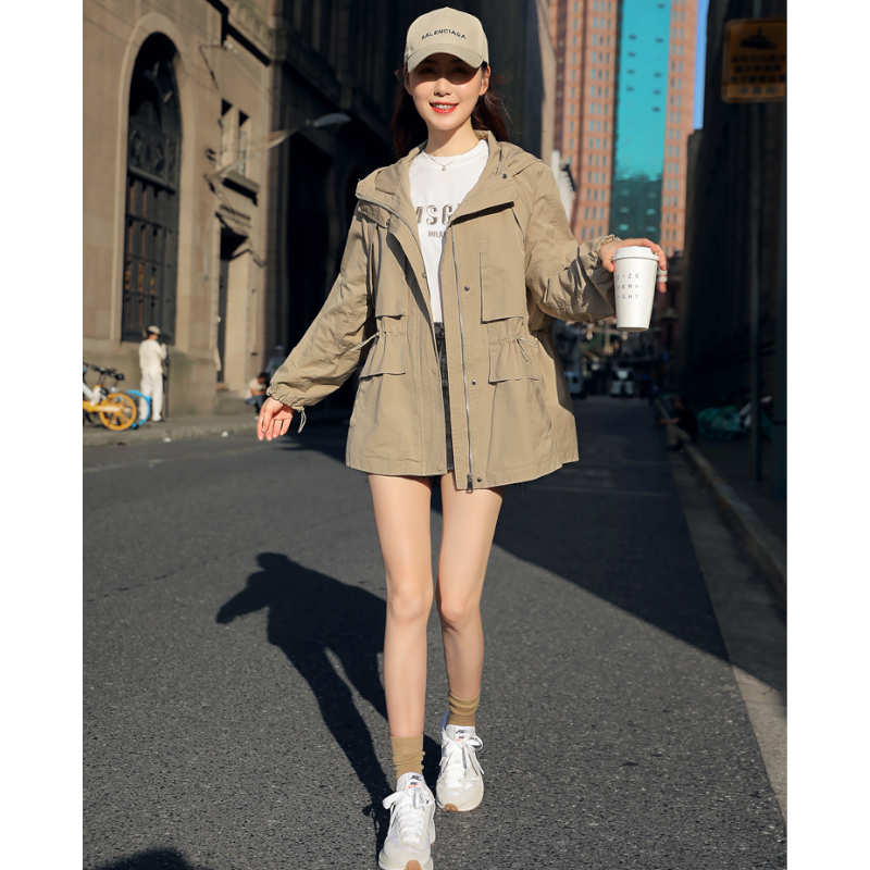 ウエストドローストリングマウンテンパーカー(3colors)