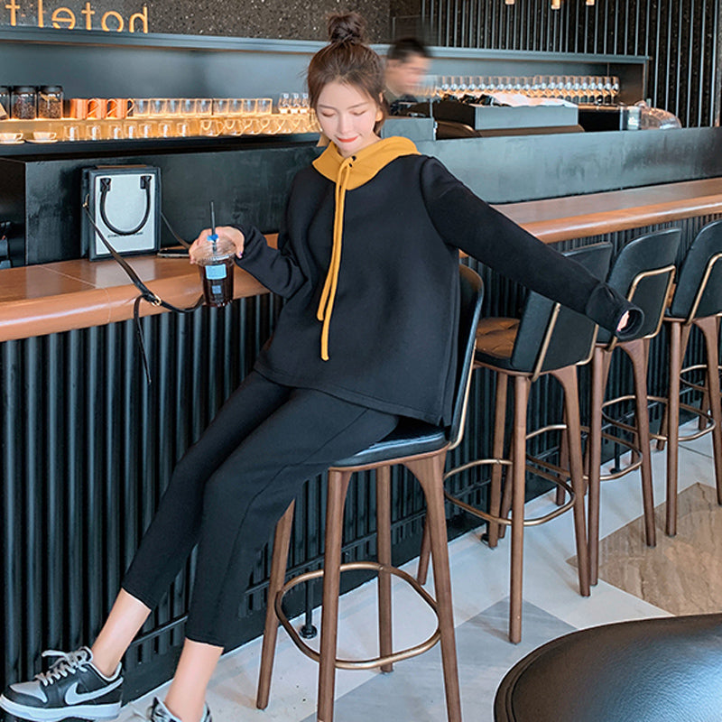 バイカラースウェットセットアップ