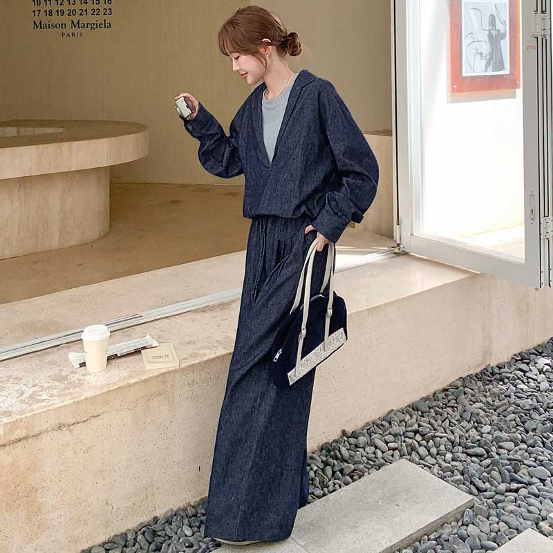 レイヤード風ワイドセットアップ