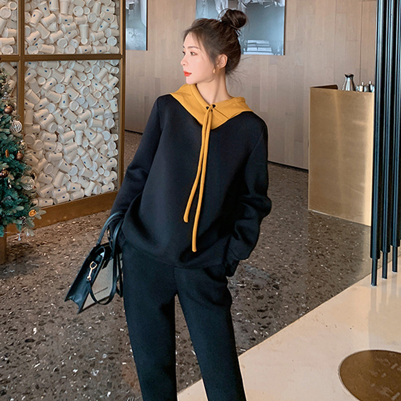 バイカラースウェットセットアップ