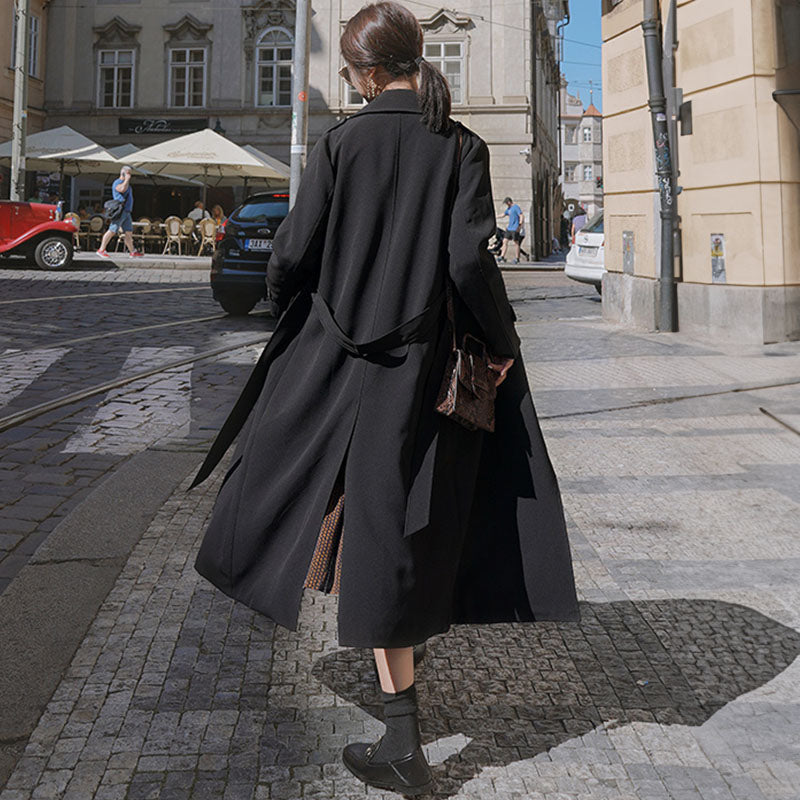 スタンダードロングトレンチコート