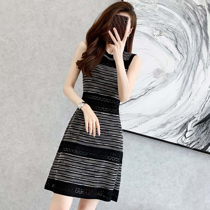 ノースリーブニットワンピース(2colors)