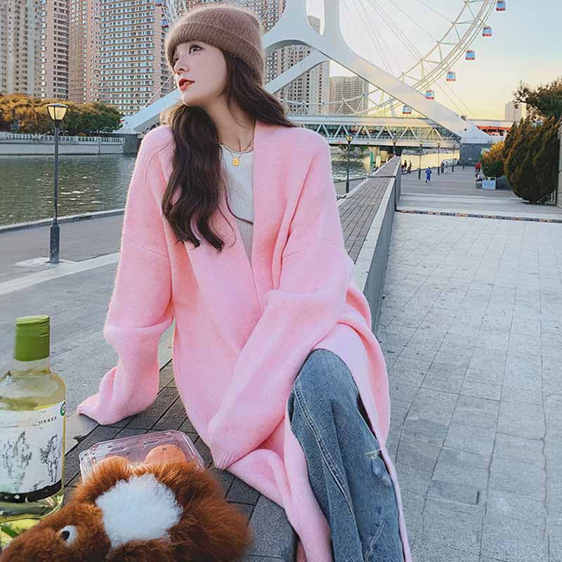 ノーカラーロングコーディガン(4colors)