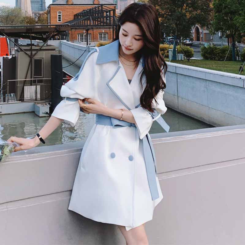 フレッシュツートントレンチコート