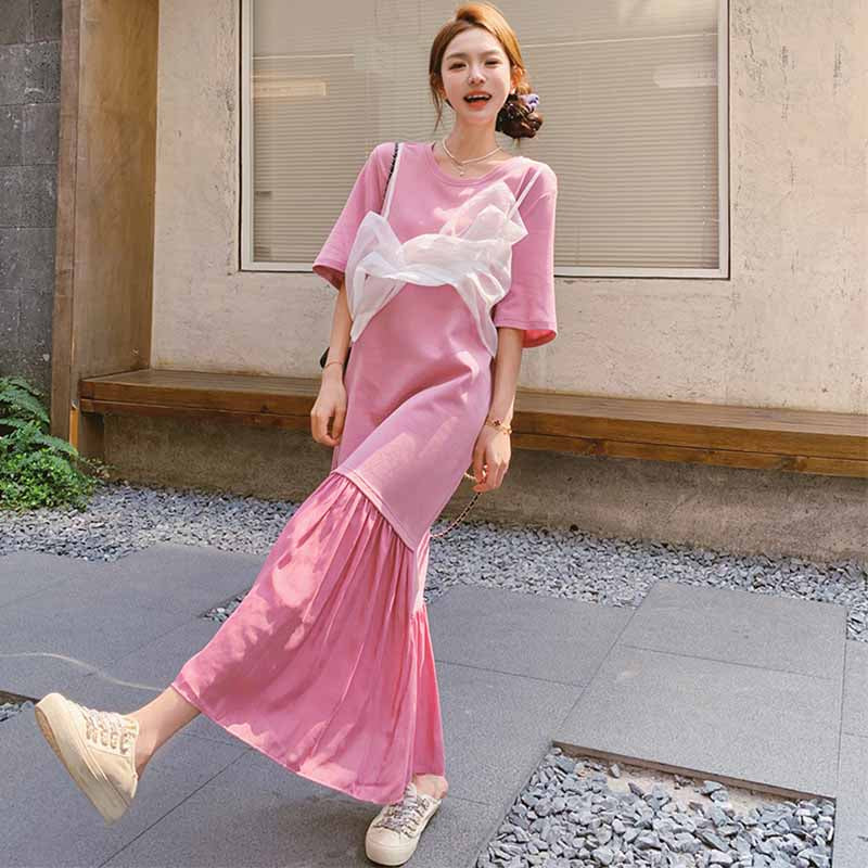 チュールビスチェワンピース