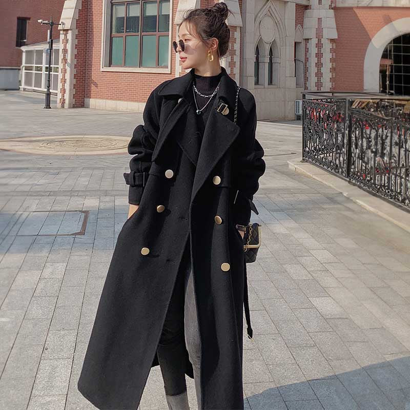 2wayロングトレンチコート 