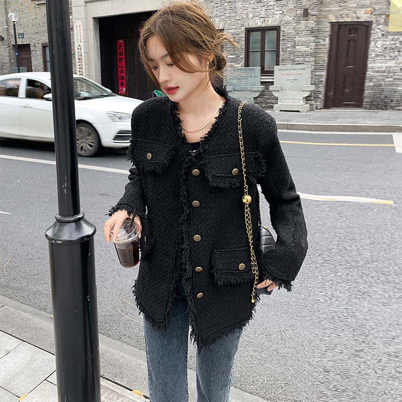 ブラックツイードジャケット