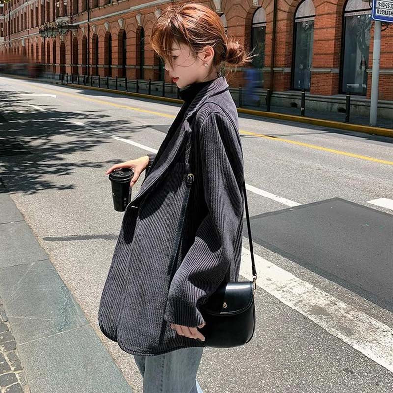 コーデュロイグレージャケット