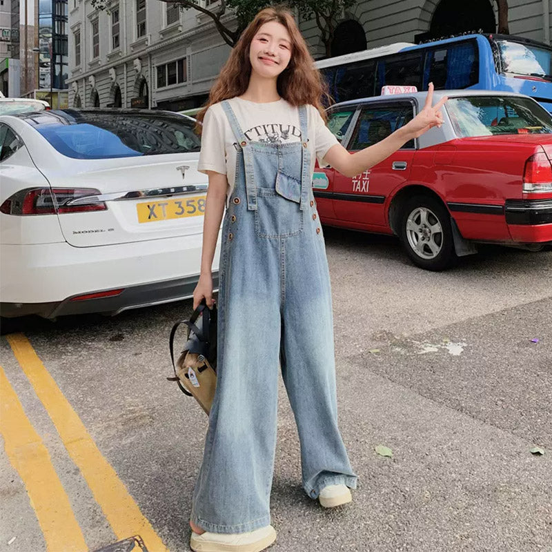 レトロデニムサロペット