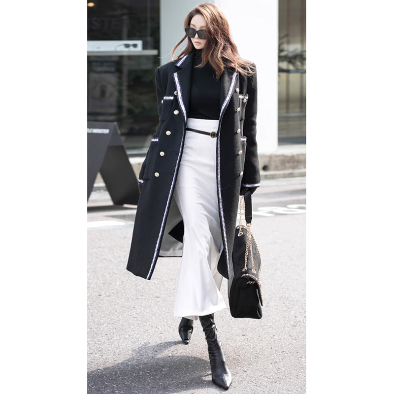 マキシ丈マーメイドスカート(2colors)