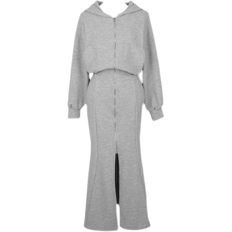 フーディースウェットワンピース(2colors)