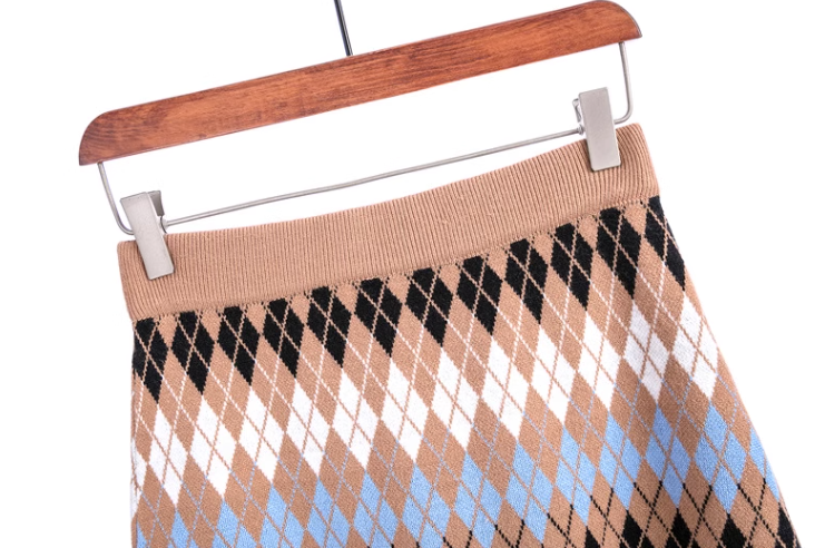 アーガイルニットセットアップ