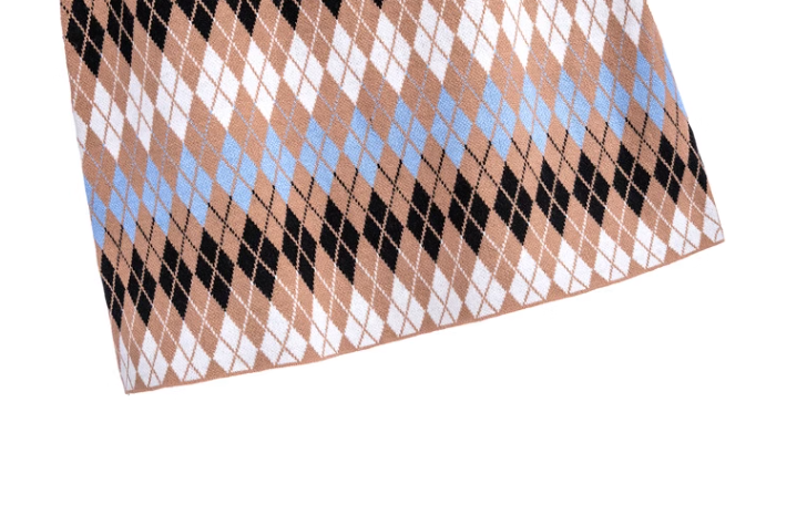 アーガイルニットセットアップ