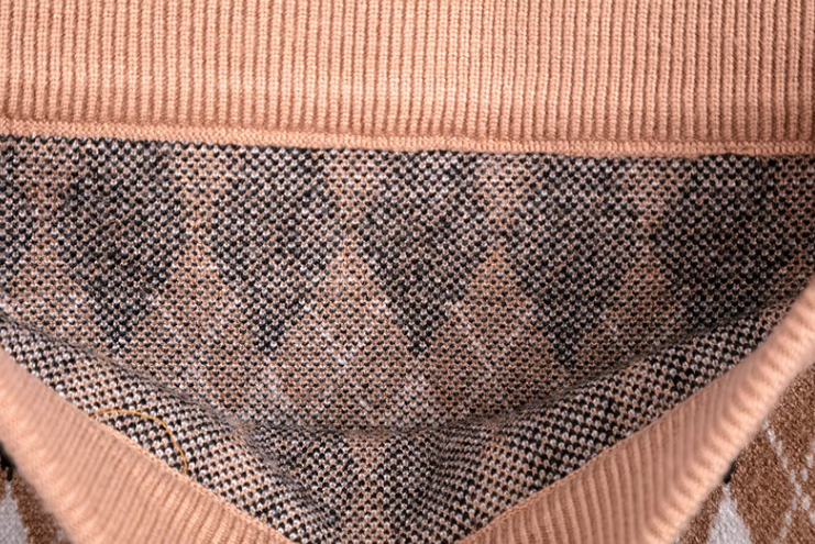 アーガイルニットセットアップ