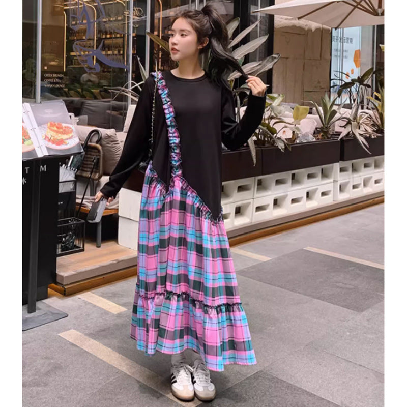 ワンショルダーストラップワンピース