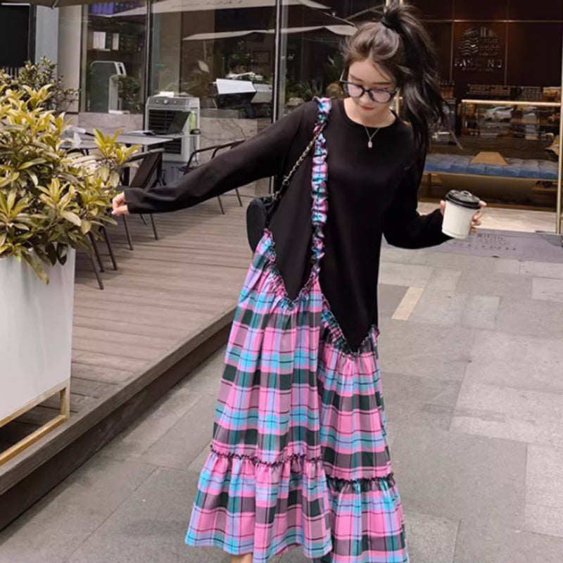 ワンショルダーストラップワンピース