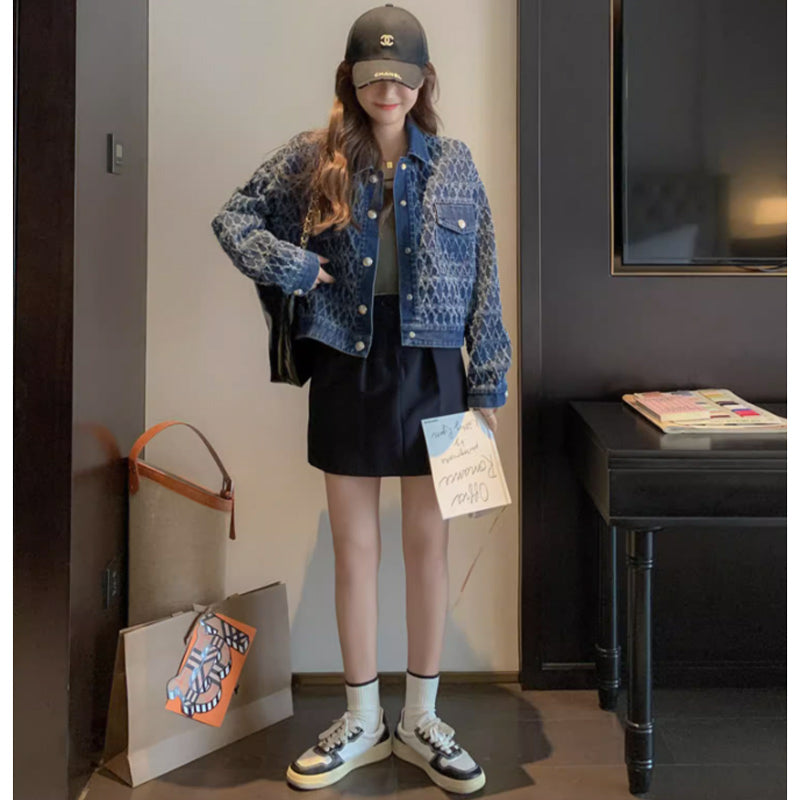 ダイヤモンドフリンジデニムジャケット