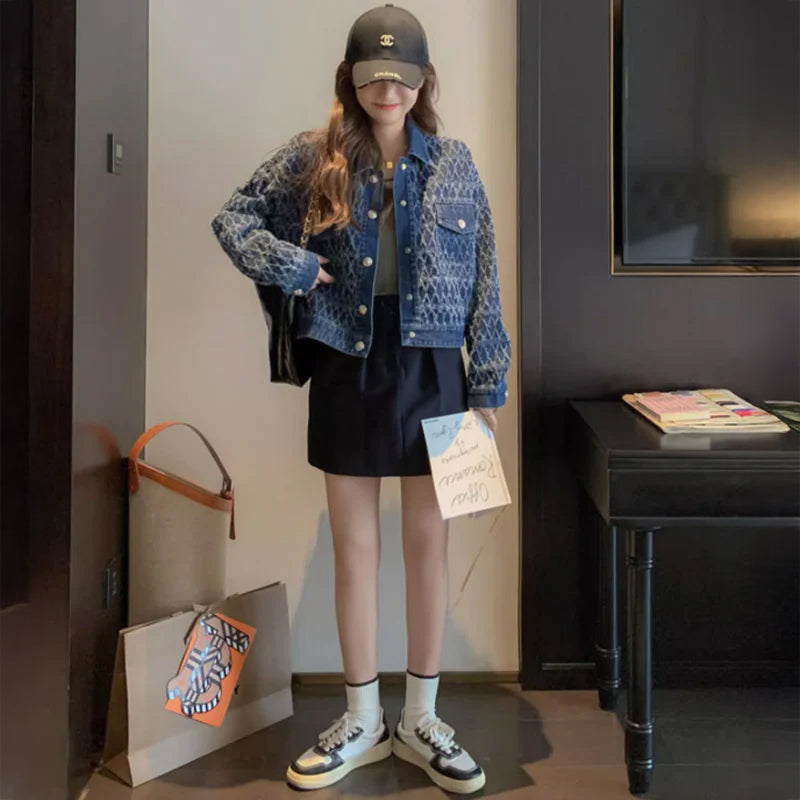 ダイヤモンドフリンジデニムジャケット