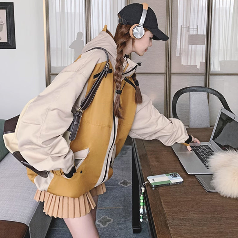 ナチュラルツートンマウンテンパーカー