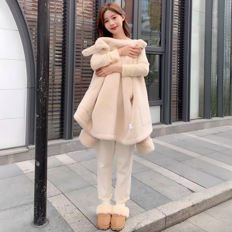 パステルムートンコート(3colors)