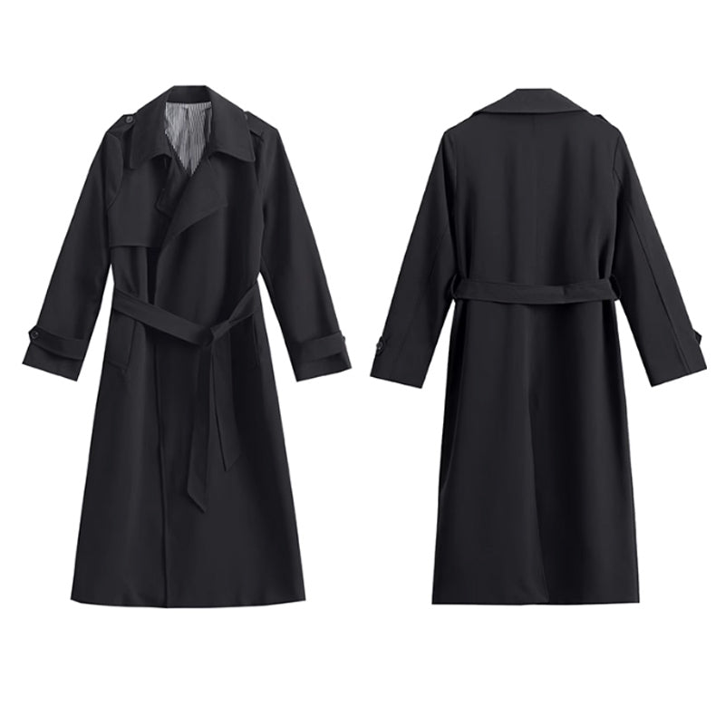 スタンダードロングトレンチコート