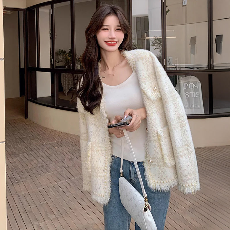 ホワイトフリンジジャケット