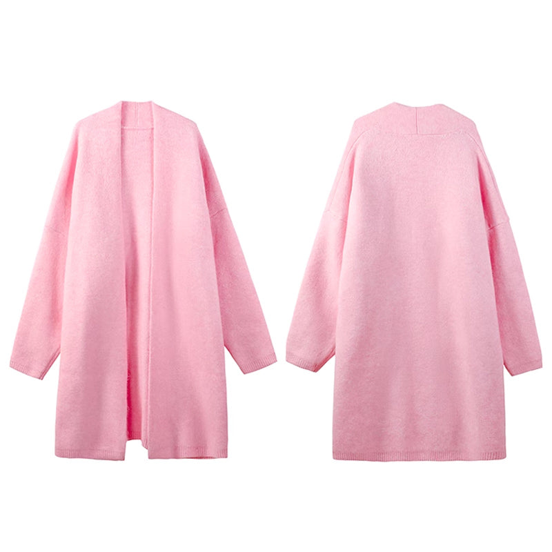 ノーカラーロングコーディガン(4colors)