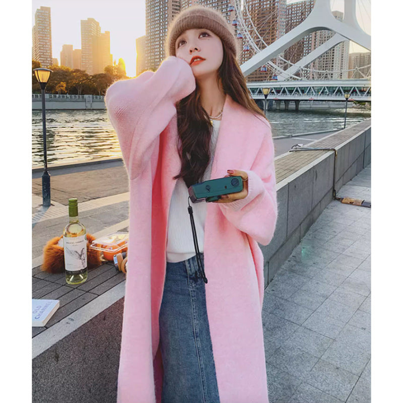 ノーカラーロングコーディガン(4colors)