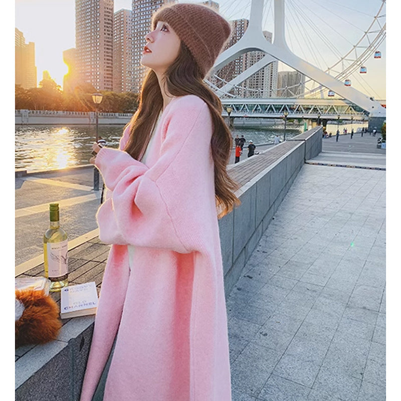 ノーカラーロングコーディガン(4colors)