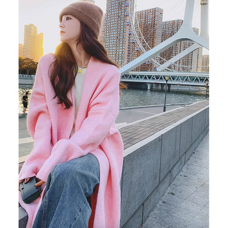 ノーカラーロングコーディガン(4colors)