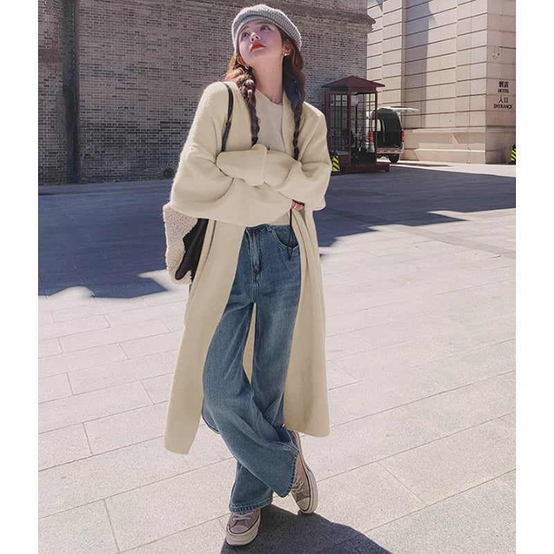 ノーカラーロングコーディガン(4colors)