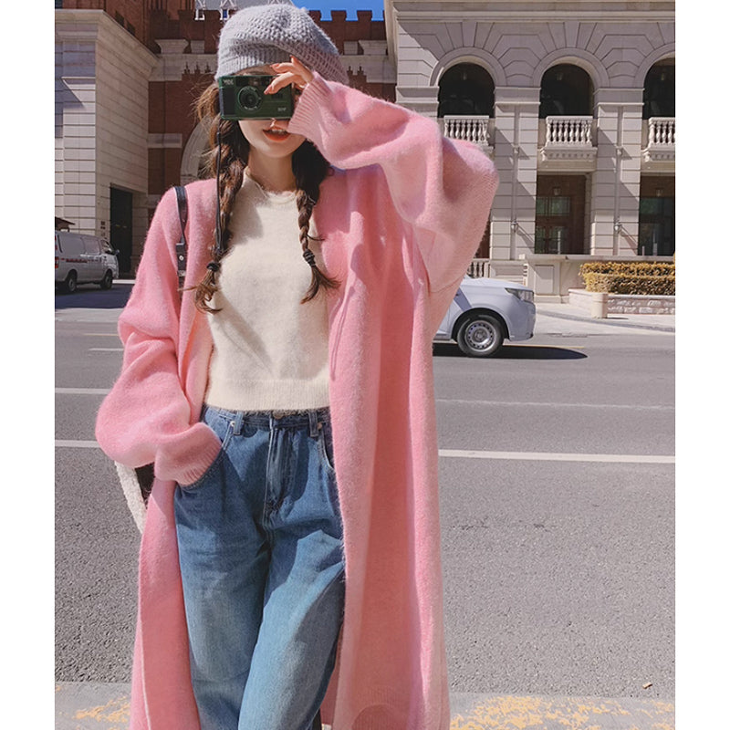 ノーカラーロングコーディガン(4colors)