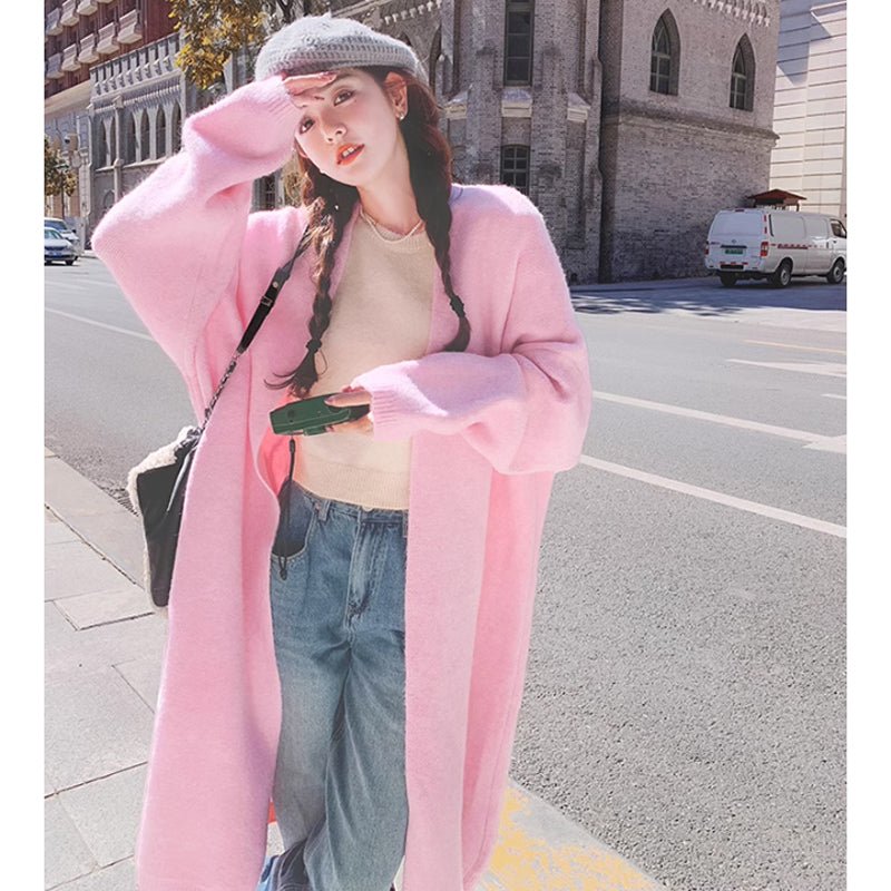 ノーカラーロングコーディガン(4colors)