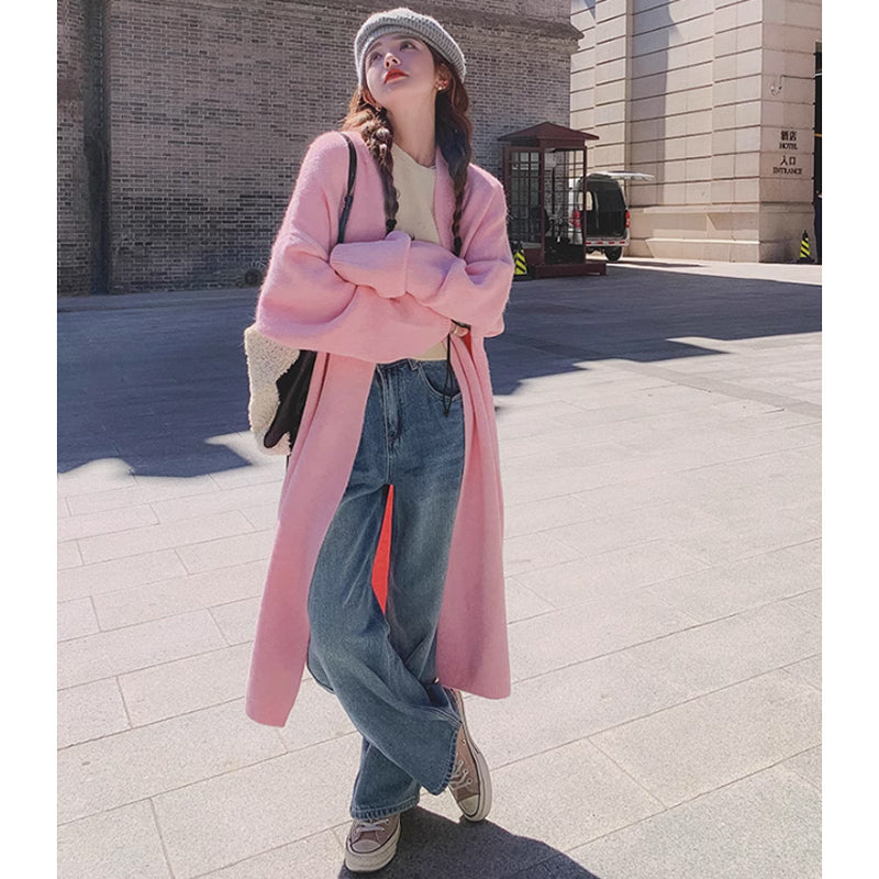 ノーカラーロングコーディガン(4colors)