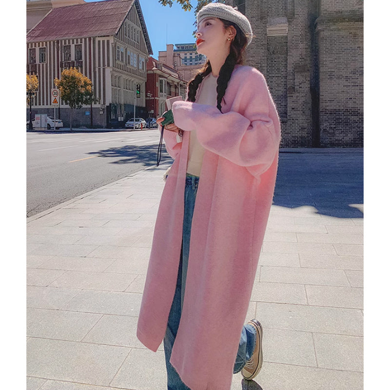 ノーカラーロングコーディガン(4colors)