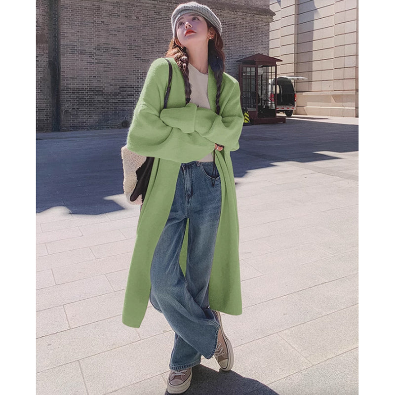 ノーカラーロングコーディガン(4colors)