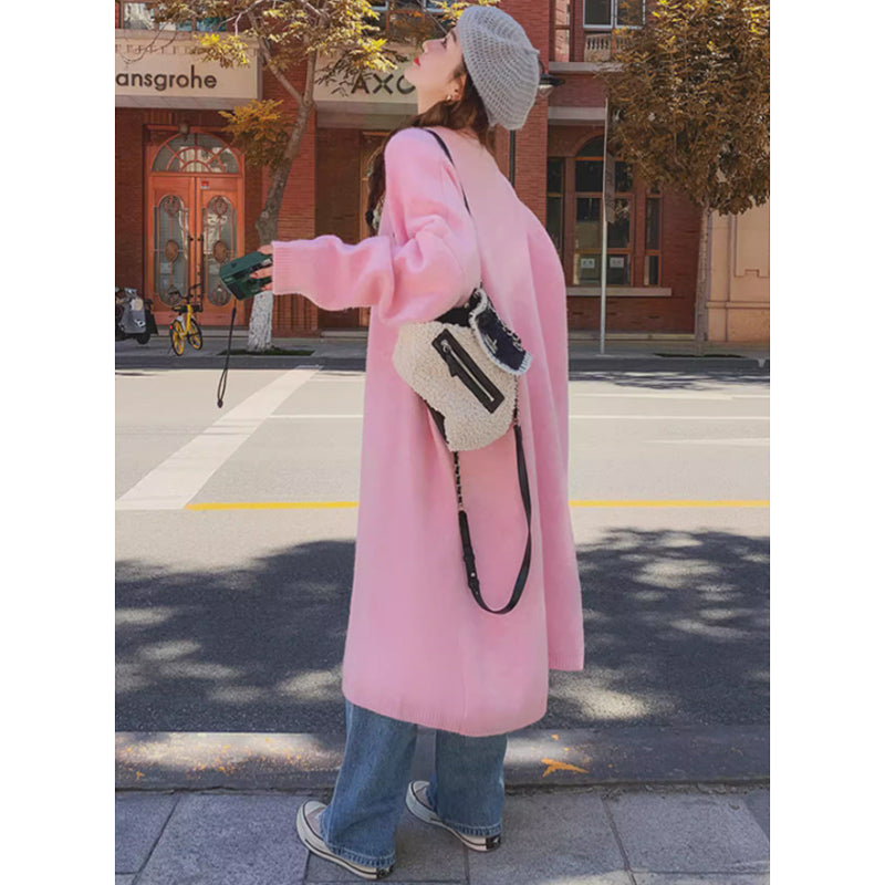 ノーカラーロングコーディガン(4colors)