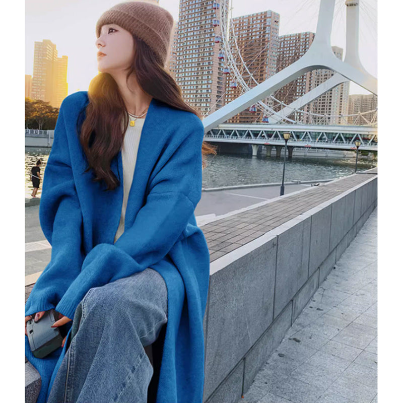 ノーカラーロングコーディガン(4colors)