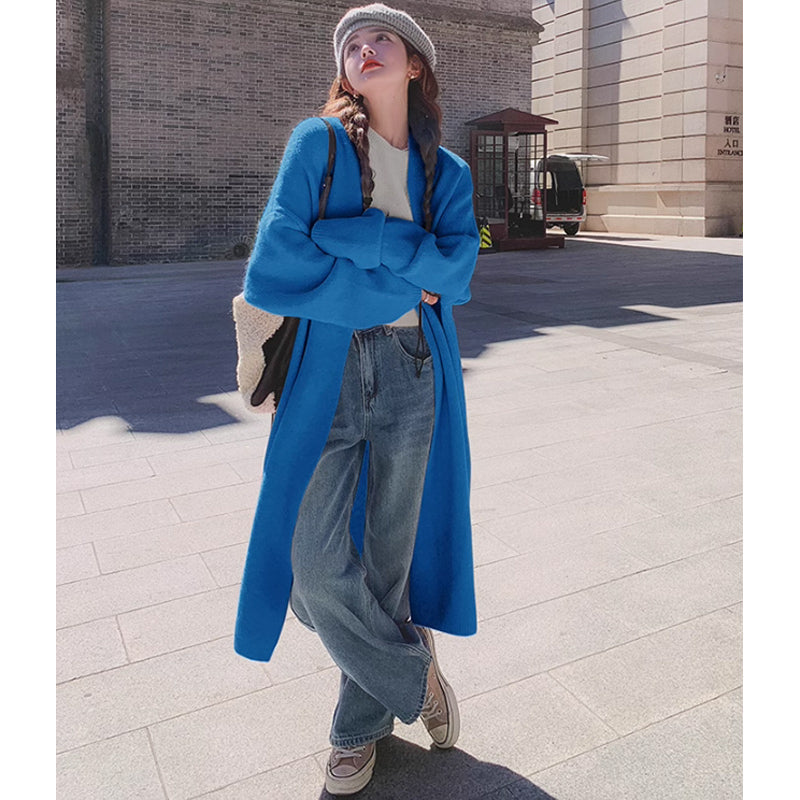 ノーカラーロングコーディガン(4colors)