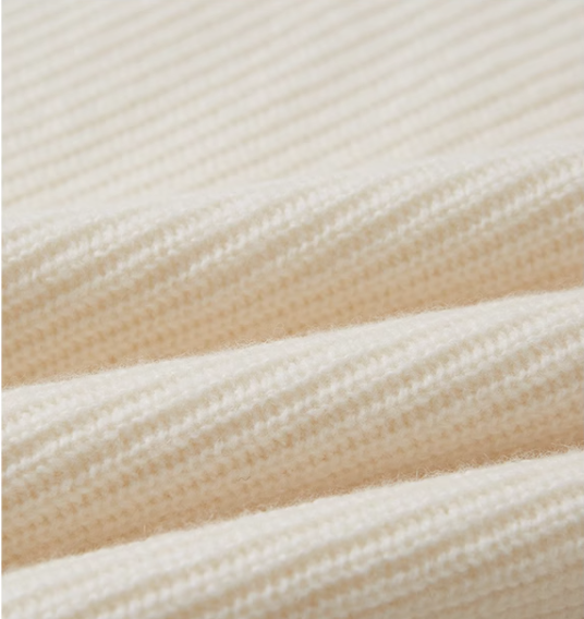 ウエストリボン付きポンチョニットカーディガン