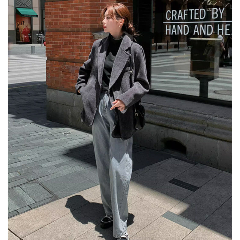 コーデュロイグレージャケット