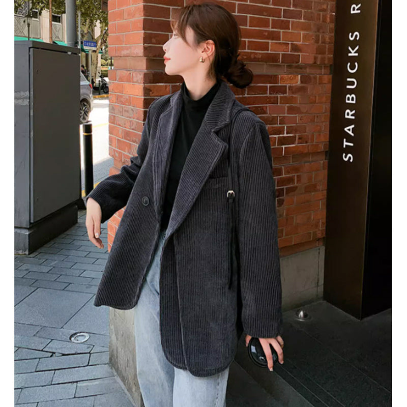 コーデュロイグレージャケット