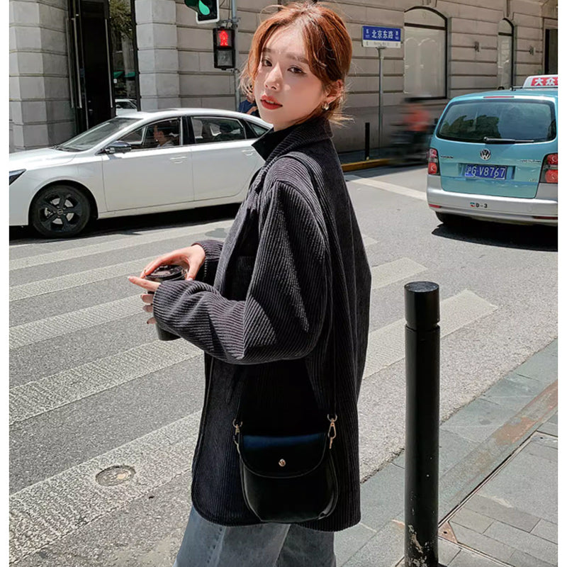 コーデュロイグレージャケット