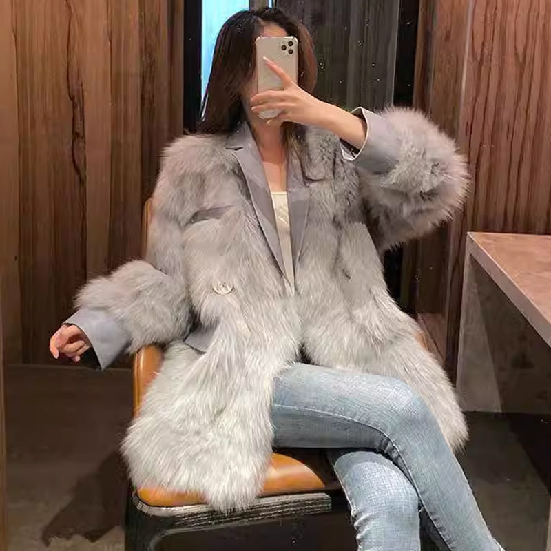 テーラードファーコート(3colors)