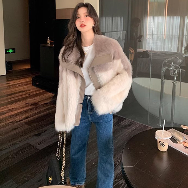 ツートンファーコート