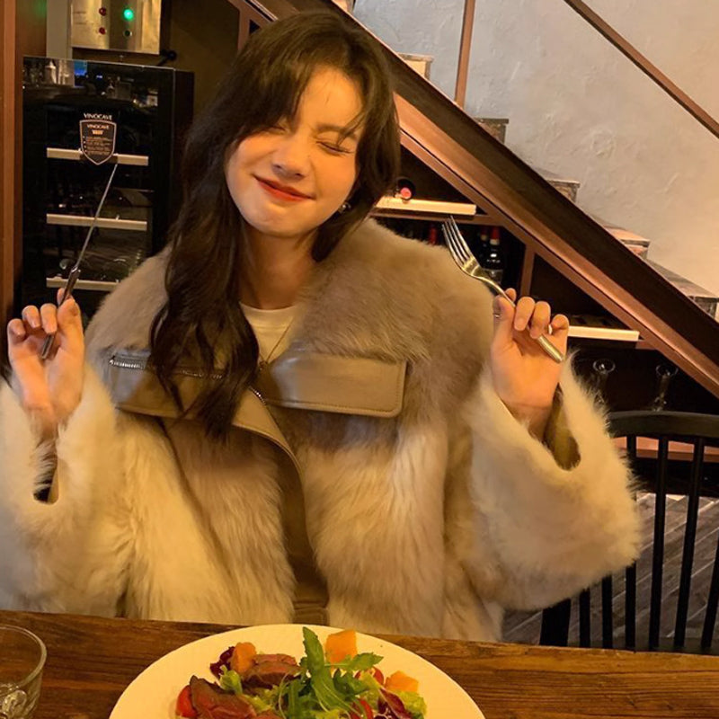 ツートンファーコート